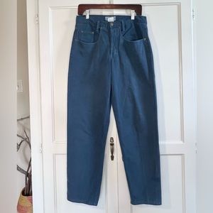 Vintage Guess by Georges Marciano Blue-Green / Teal Hi-Rise Denim Jeans